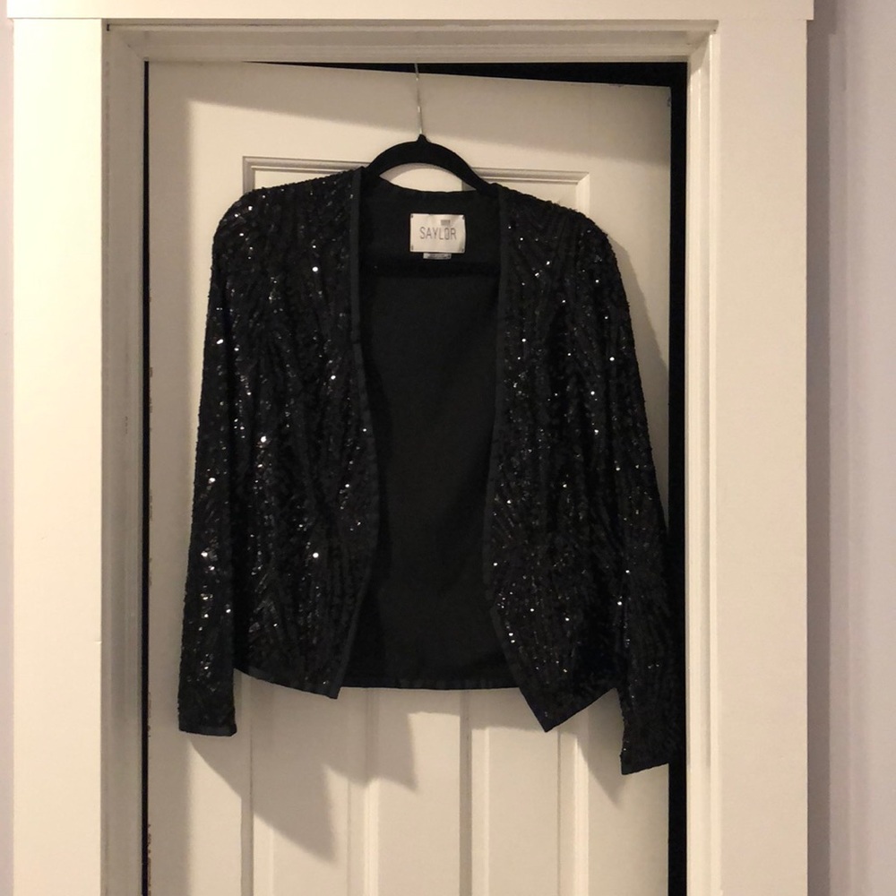Black sequin Blazer